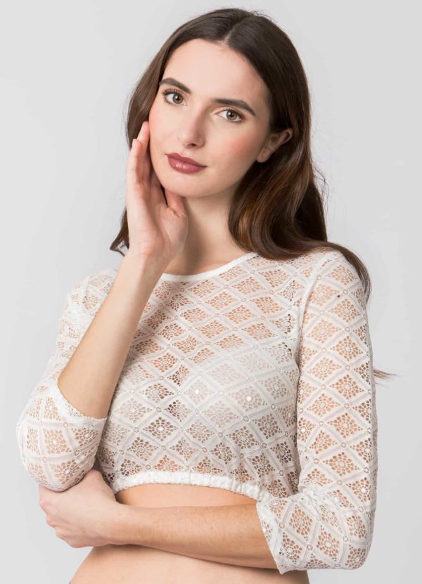 Dirndlbluse Holly (creme