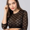 Dirndlbluse Holly (schwarz