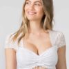 Dirndlbluse Jasmin (weiß