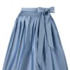 Dirndlschürze Kristin (rauchblau