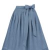 Dirndlschürze Mina (rauchblau