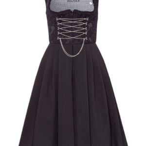 Mini Dirndl 60cm Gastro schwarz Amy 129410 ~ 34