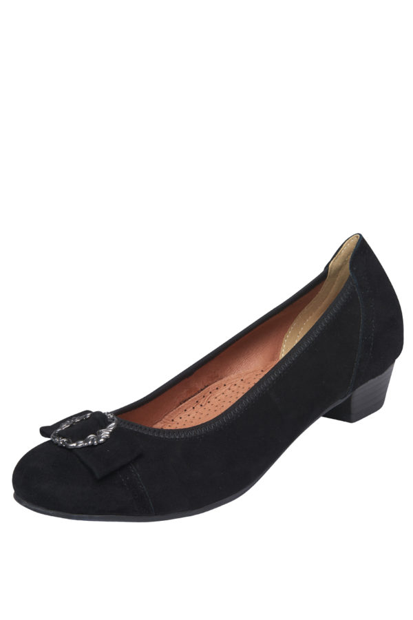 Pumps schwarz mit Schnalle Bergsee 005391 ~ 36