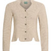 Trachten Strickjacke natur mit Stehkragen Anja 005072 ~ 30