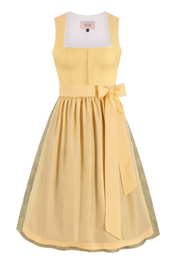 Festdirndl mit Leinen-Mieder (70 cm) ~ 40