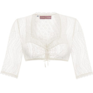 Dirndlbluse Spitze creme Stretch Marie 015412 ~ 30