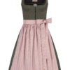 Midi Dirndl 65 cm oliv altrosa Marlen 010956 - limitiert ~ 42