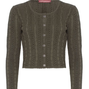 Trachten Strickjacke oliv Lisa 005068 ~ 42