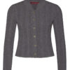 Trachten Strickjacke dunkelgrau Franzi 009529 ~ 30