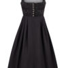 Dirndl lang 80 cm Gastro schwarz Amy 005582 ~ 42