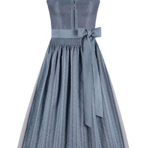 Dirndl lang 85 cm blau grau Lina 014178 ~ 44