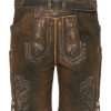 Kinder Lederhose kurz braun antik Max 011745 ~ 122