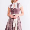 Mini Dirndl 60 cm rosenholz taupe Eva 016559 ~ 30