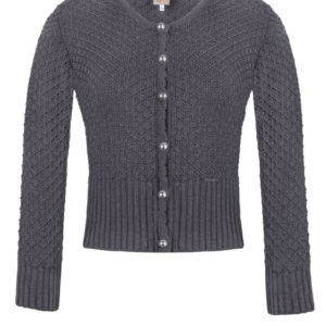 Trachten Strickjacke grau Marlene 003188 ~ 34