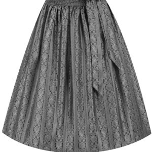 Dirndlschürze midi 70 cm grau 015575 ~ L