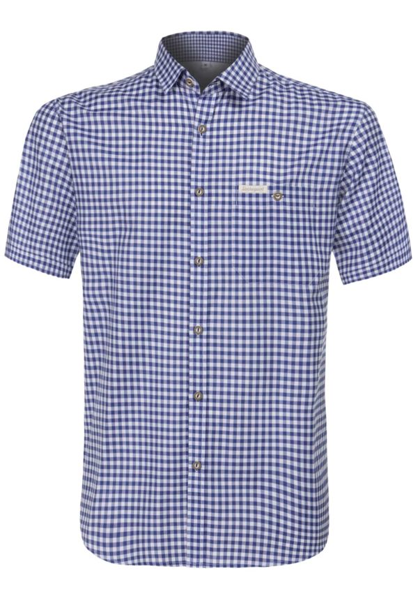 Trachtenhemd Renko3 (blau