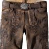 Trachtenlederhose Artur (muskat gespeckt