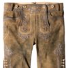 Trachtenlederhose Beppo4 (havanna gespeckt