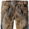 Trachtenlederhose Franz (uroid-blau