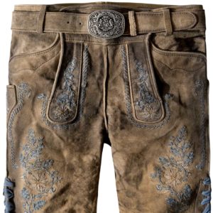 Trachtenlederhose Franz (uroid-blau