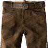 Trachtenlederhose Fred (havanna gespeckt