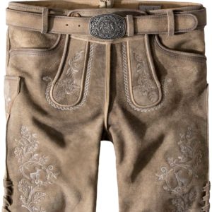 Trachtenlederhose Girgl (schilf gespeckt