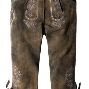 Trachtenlederhose Justin4 (bison gespeckt