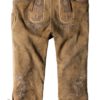 Trachtenlederhose Justin4 (havanna gespeckt