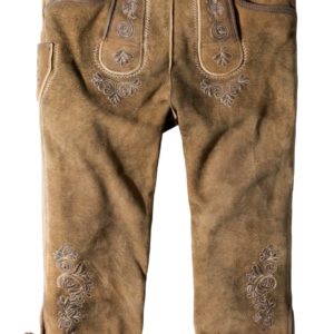 Trachtenlederhose Justin4 (havanna gespeckt