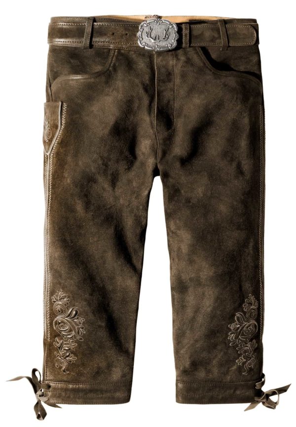 Trachtenlederhose Sigmar4 (bison gespeckt