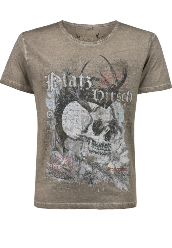 Trachtenshirt Bruno (stein