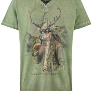 Trachtenshirt Cooler Bock (grün