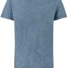 Trachtenshirt Falko Rundhals (rauchblau