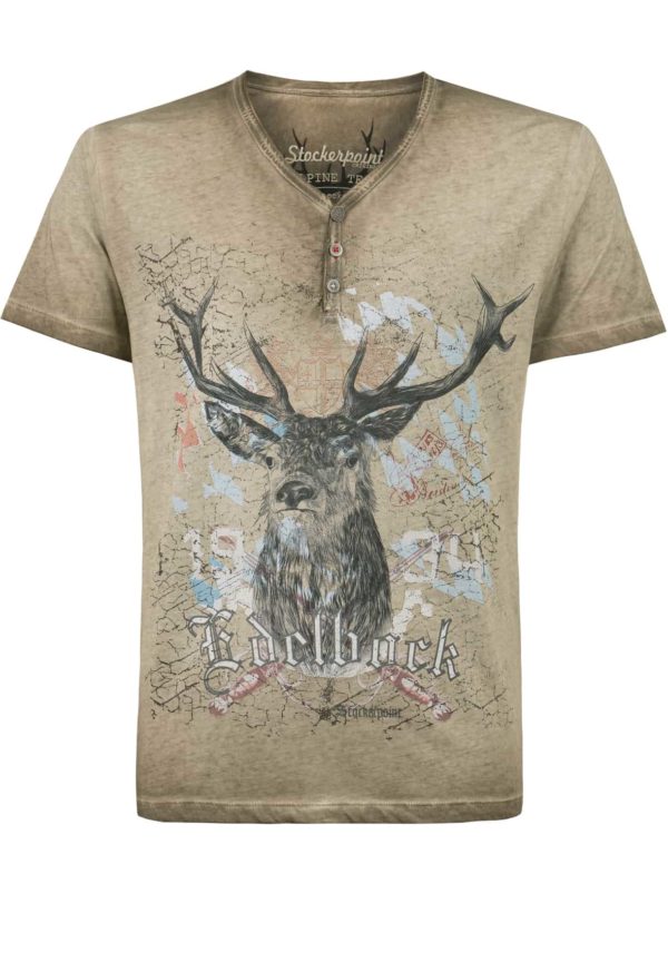 Trachtenshirt Günther (sand