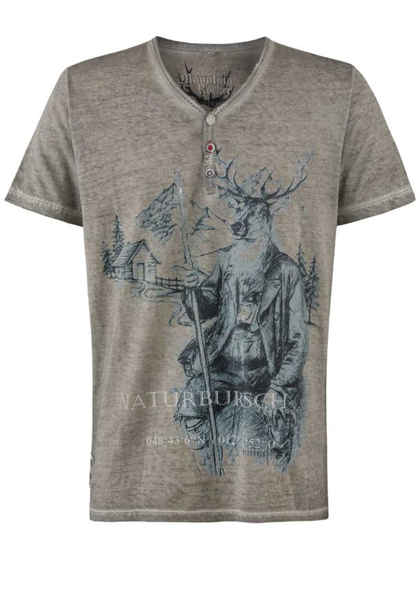 Trachtenshirt Naturbursch (stein