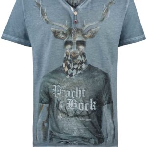 Trachtenshirt Prachtbock (rauchblau