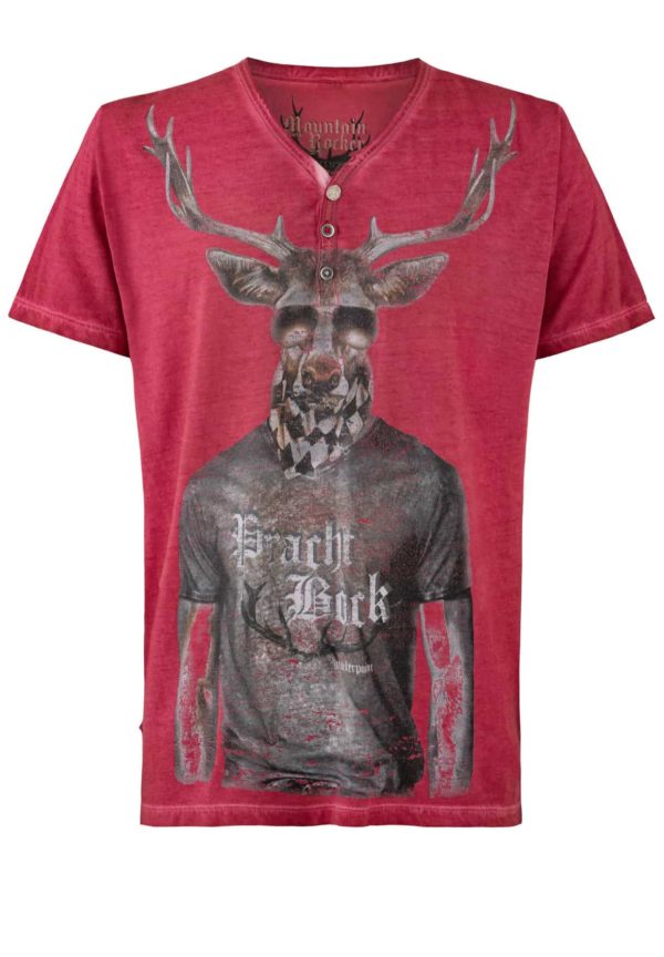 Trachtenshirt Prachtbock (rot