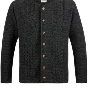 Trachtenstrickjacke Caselli (anthrazit