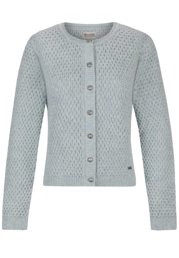 Trachtenstrickjacke Juliette (rauchblau
