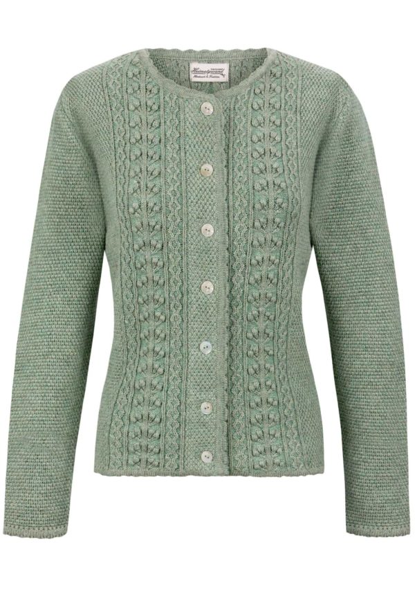 Trachtenstrickjacke Mabella (salbei