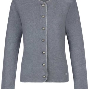 Trachtenstrickjacke Marissa (kiesel-rauchblau