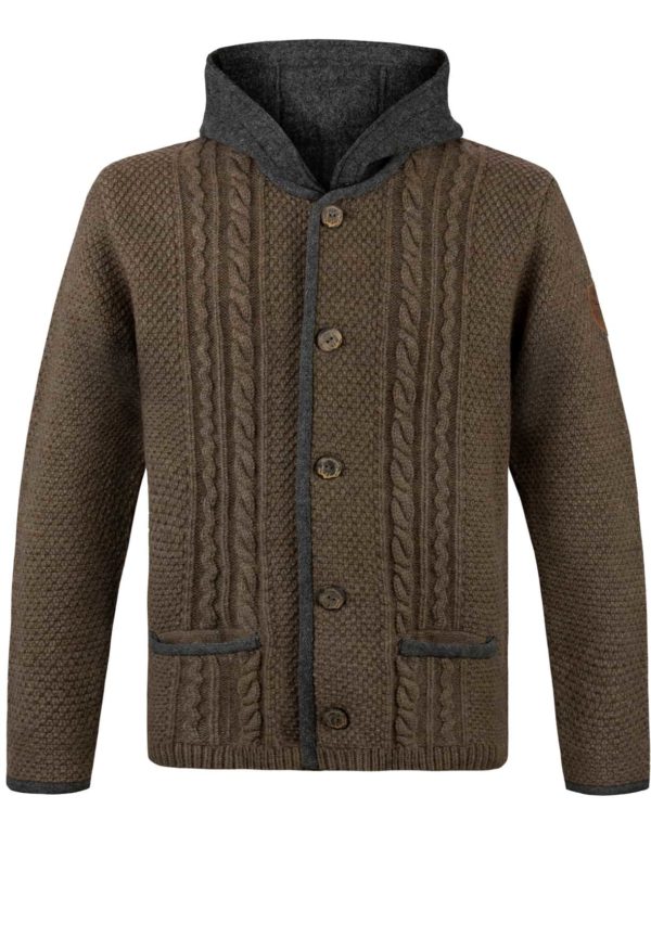 Trachtenstrickjacke Milan (tobacco
