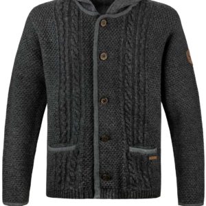 Trachtenstrickjacke Milan (anthrazit