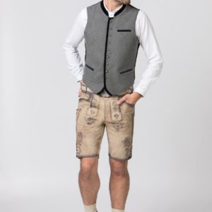 Trachtenweste Alonso (grau-nachtblau