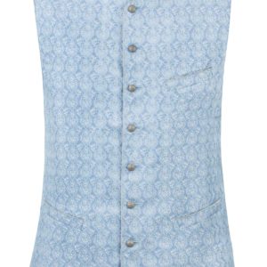 Trachtenweste Dario (hellblau