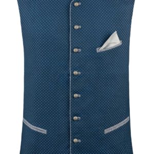 Trachtenweste Markus (blau