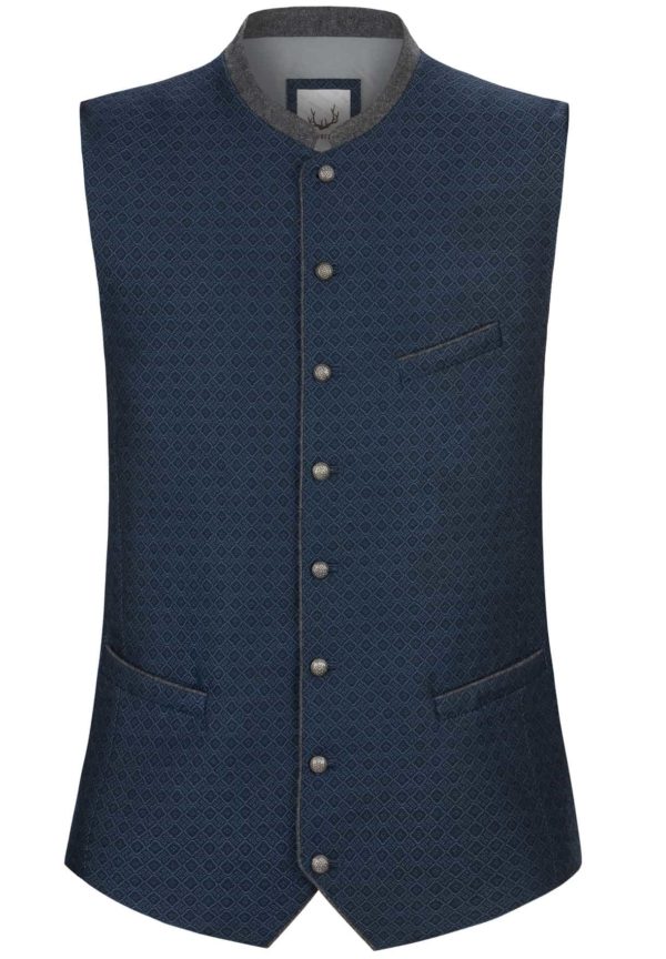 Trachtenweste Romeo (blau