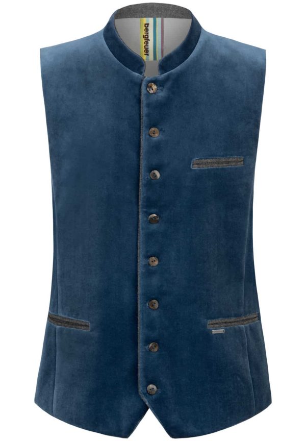 Trachtenweste Tozzi (rauchblau