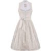 Hochzeitsdirndl midi 65 cm creme Charlotte 001632 ~ 34