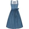 Dirndl DANIELA (80 cm) ~ 44 ~ blaugrau